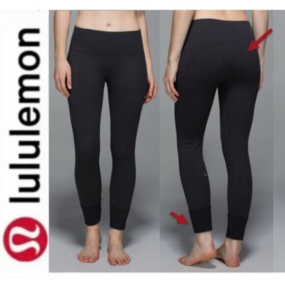 Lululemon Ebb to Street Seamless Ribbed Cuff Leggings Size 6 - Picture 1 of 15
